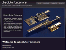 Tablet Screenshot of absolutefasteners.com.au